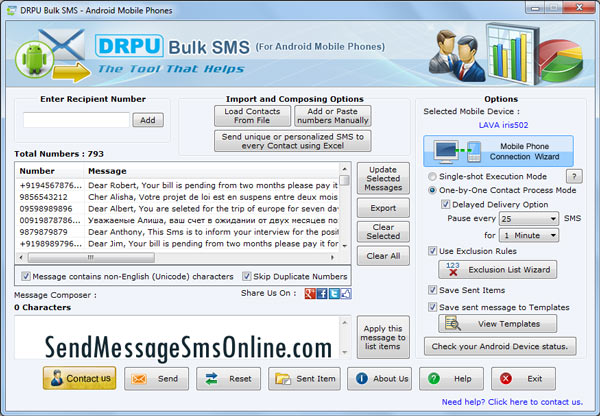 Android SMS Messaging Software 8.2.1.0 full