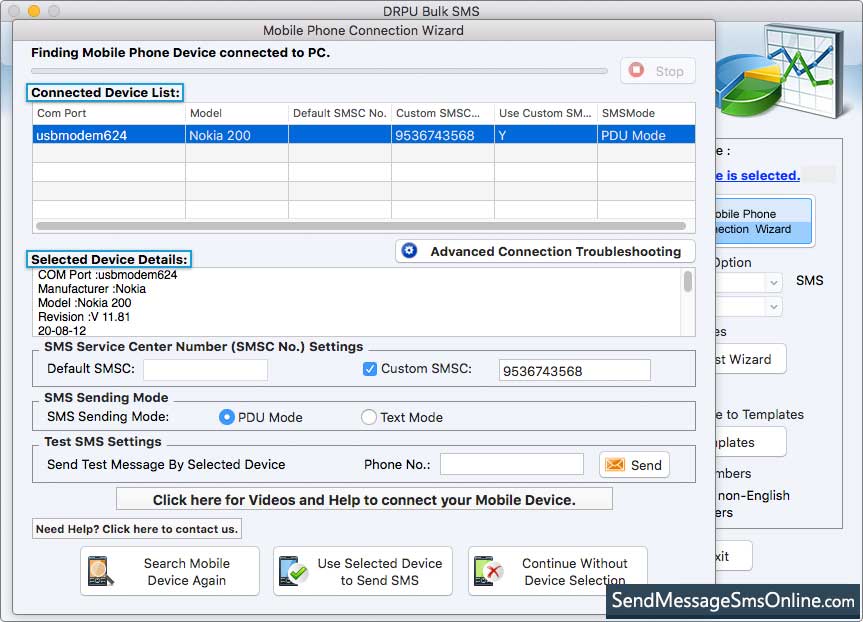 Mac Bulk SMS Software