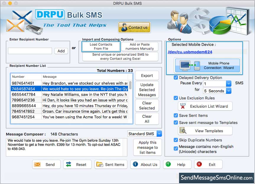 Load Contacts from File