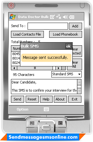 Bulk SMS Software – Pocket PC to Mobile